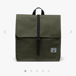 Herschel City Mid-Volume Weather Resistant backpack in Ivy Green